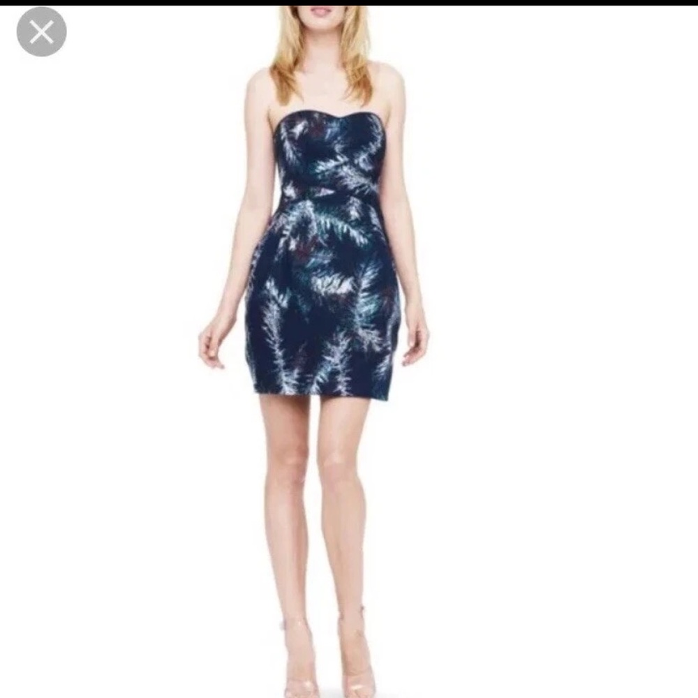 CLUB MONACO palms Strapless Dress‎ size 8